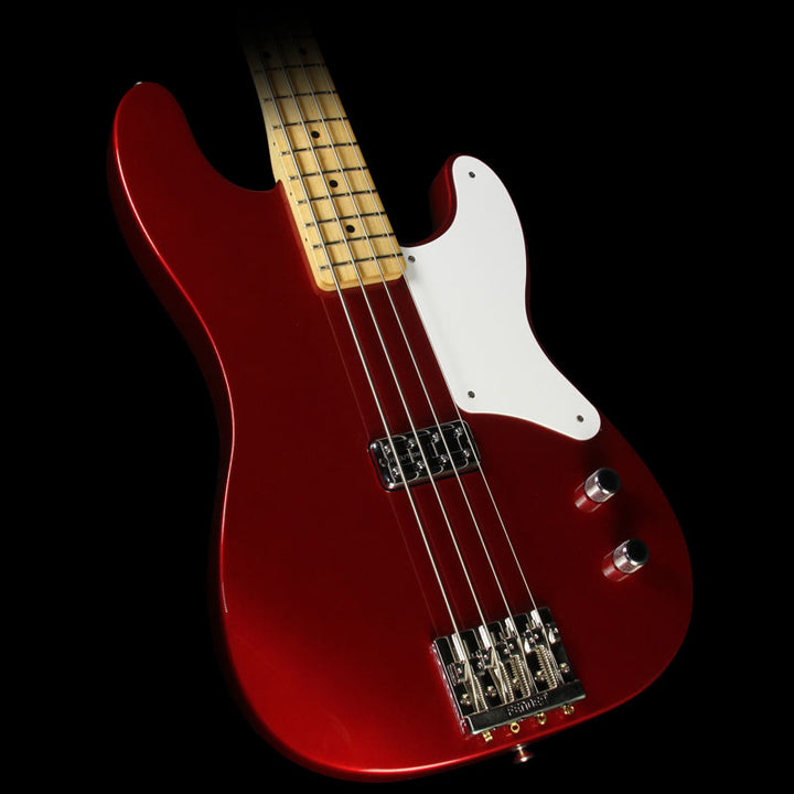 Used Fender Cabronita Precision Bass Electric Bass Guitar Candy Apple Red