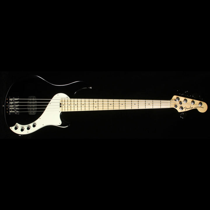Used Fender American Deluxe Dimension Bass V Electric Bass Guitar Black