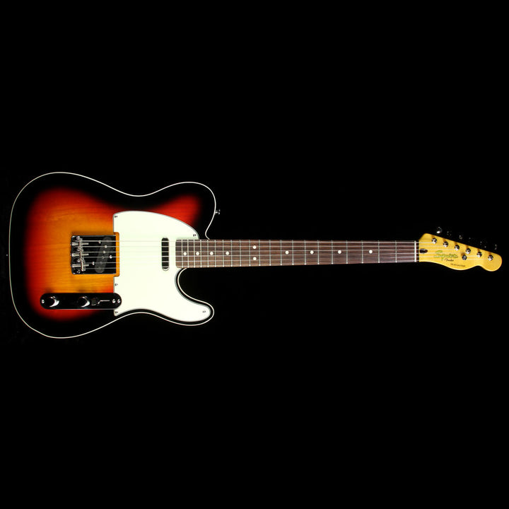 Used Squier Fender Classic Vibe Telecaster Custom Electric Guitar 3-Tone Sunburst