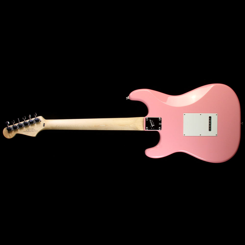 Used Squier Bullet Stratocaster Electric Guitar Pink | The Music Zoo