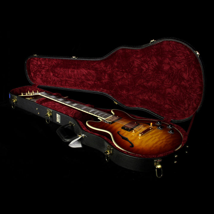 Used 2008 Gibson Custom Shop CS-356 Electric Guitar Bourbon Burst