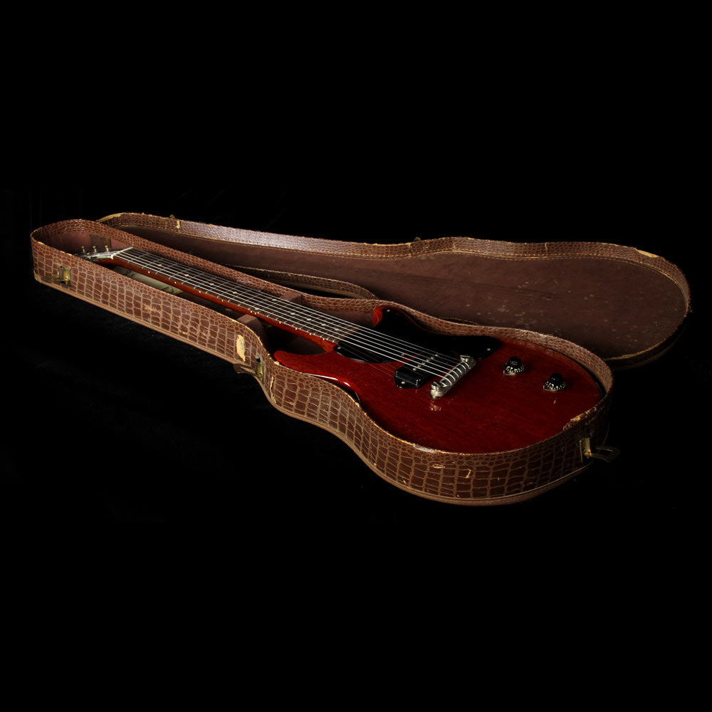 Used 1959 Gibson Les Paul Junior Doublecut Electric Guitar Cherry Red — 5