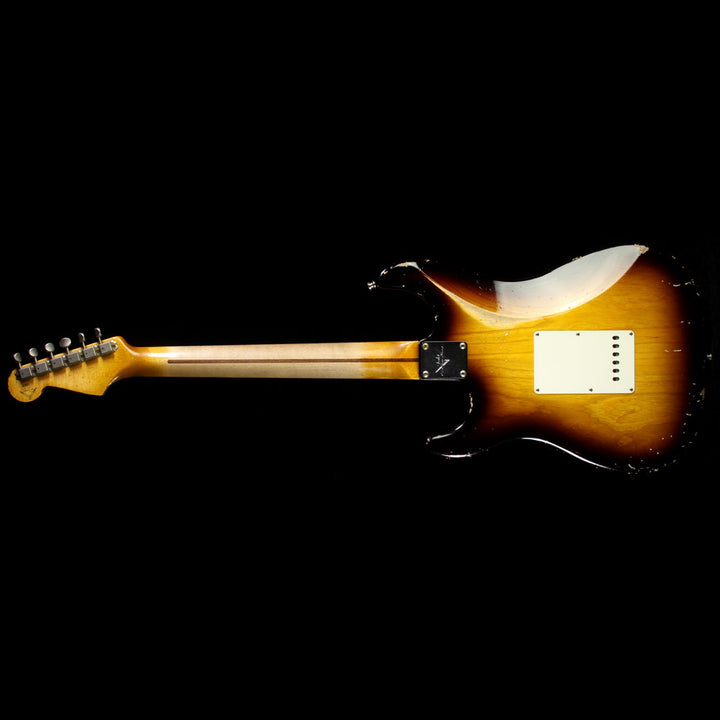 Used 2014 Fender Custom Shop Masterbuilt John Cruz 1957 Relic Wildwood 10 Stratocaster Electric Guitar 2-Tone Sunburst