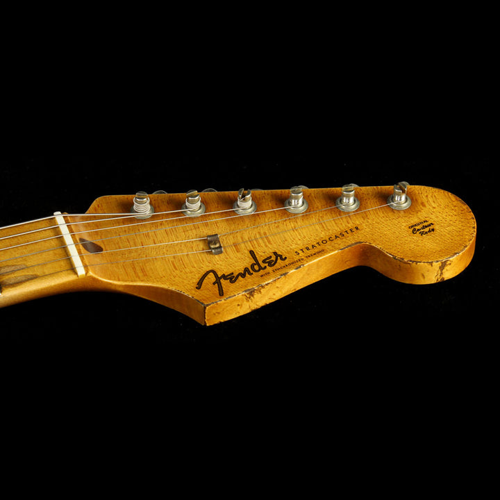 Used 2014 Fender Custom Shop Masterbuilt John Cruz 1957 Relic Wildwood 10 Stratocaster Electric Guitar 2-Tone Sunburst