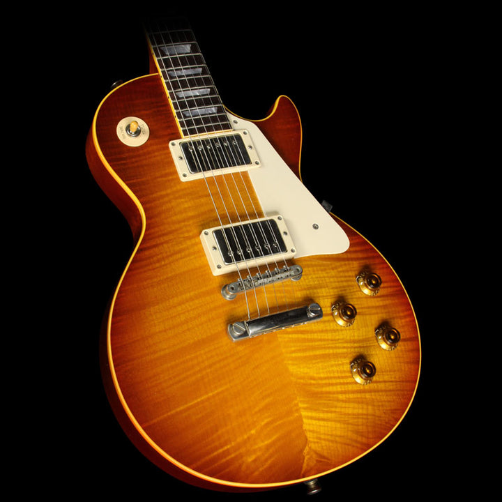 Used 2002 Gibson Custom Shop 1958 Les Paul Reissue Electric Guitar Washed Cherry