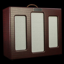 Magnatone Varsity 12 Cathedral Electric Guitar Amplifier Burgundy Crocodile