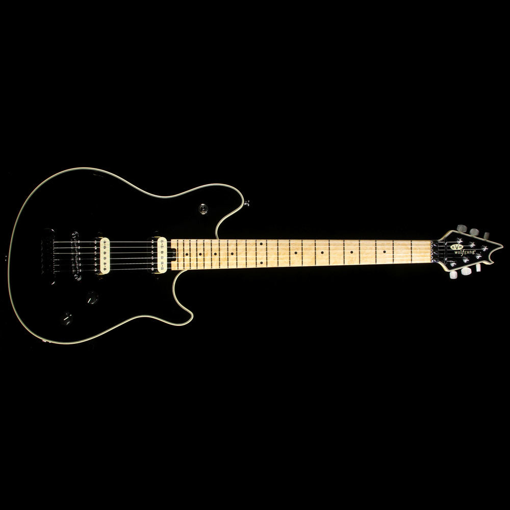 Used EVH USA Wolfgang Hardtail Electric Guitar Black — 2