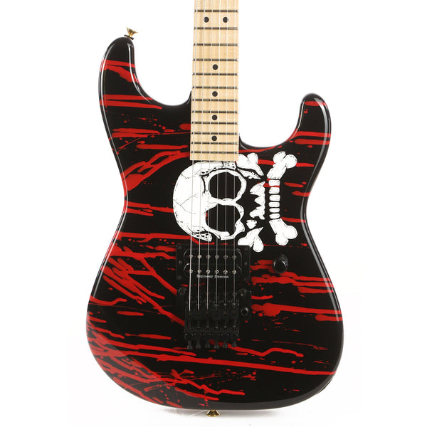 Charvel Custom Shop Warren DeMartini San Dimas Skull Graphic