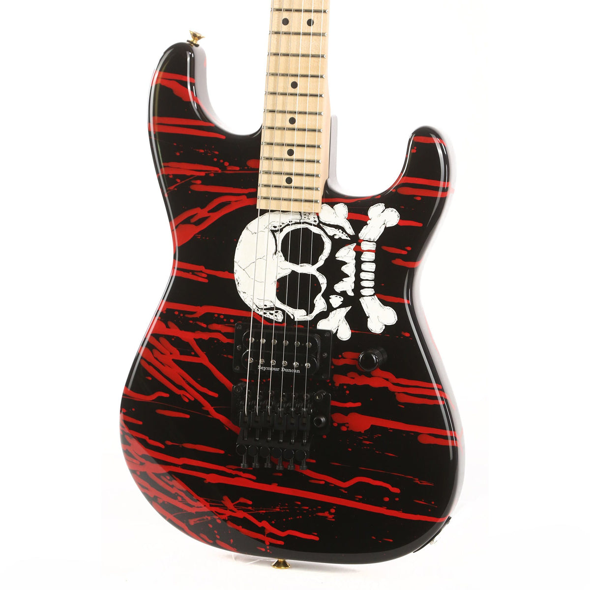 Charvel Custom Shop Warren DeMartini San Dimas Skull Graphic 2023 — 7