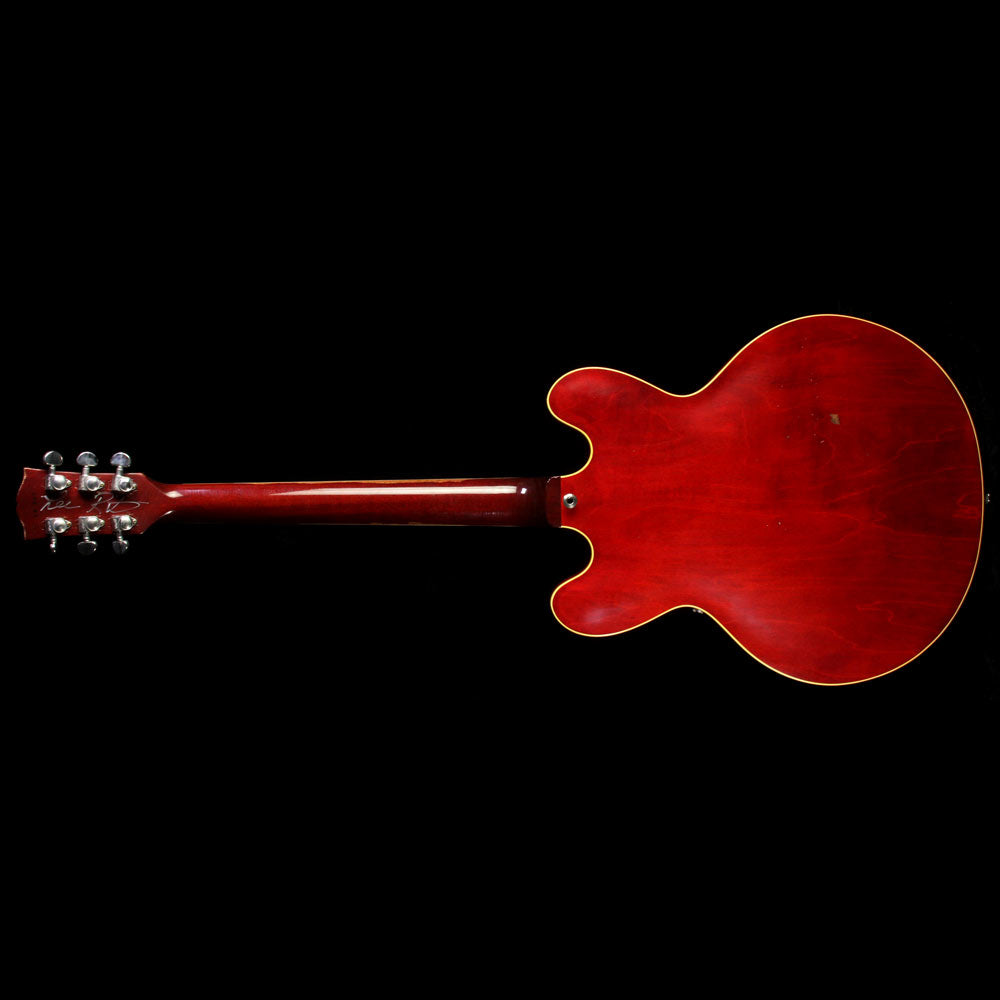 Used 2008 Gibson Custom Shop Lee Ritenour ES-335 Electric Guitar Aged and Signed Cherry — 3