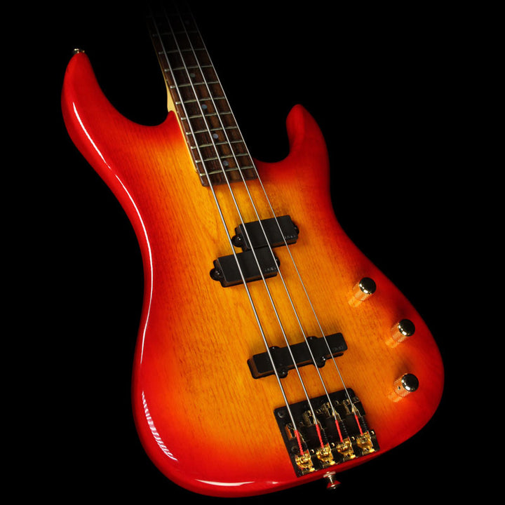 Used Valley Arts California Pro P/J Electric Bass	Cherry Sunburst