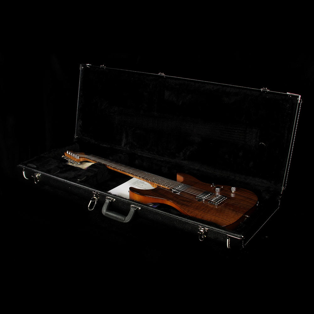 Lipe Virtuoso Curly Walnut Electric Guitar Natural — 5