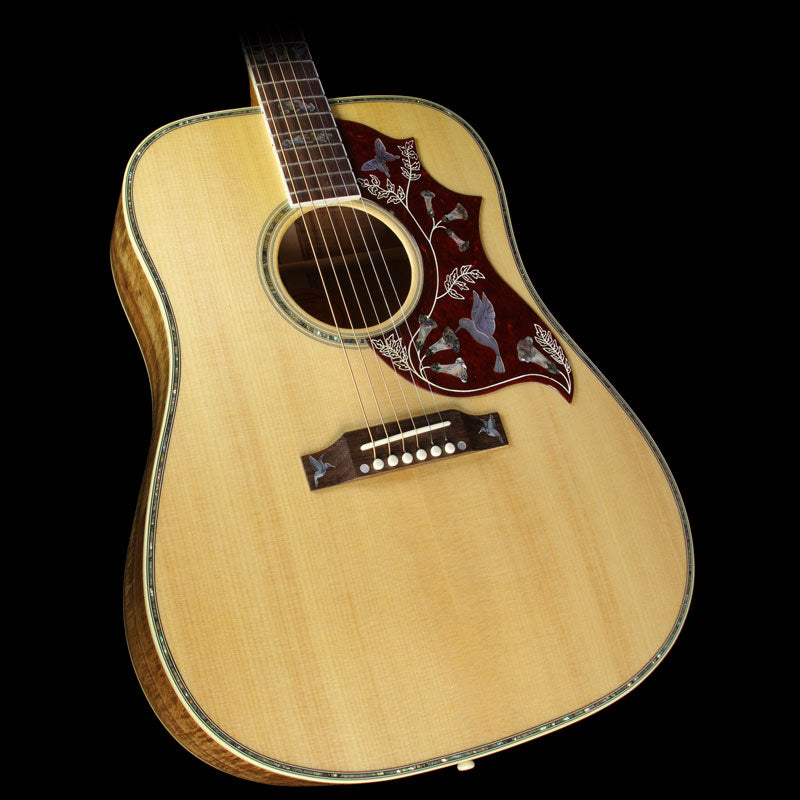 Gibson Montana Limited Edition Hummingbird Custom Koa Acoustic Guitar Antique Natural — 1