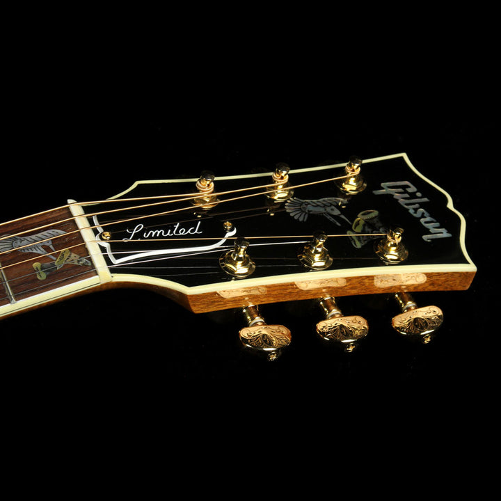Gibson Montana Limited Edition Hummingbird Custom Koa Acoustic Guitar Antique Natural