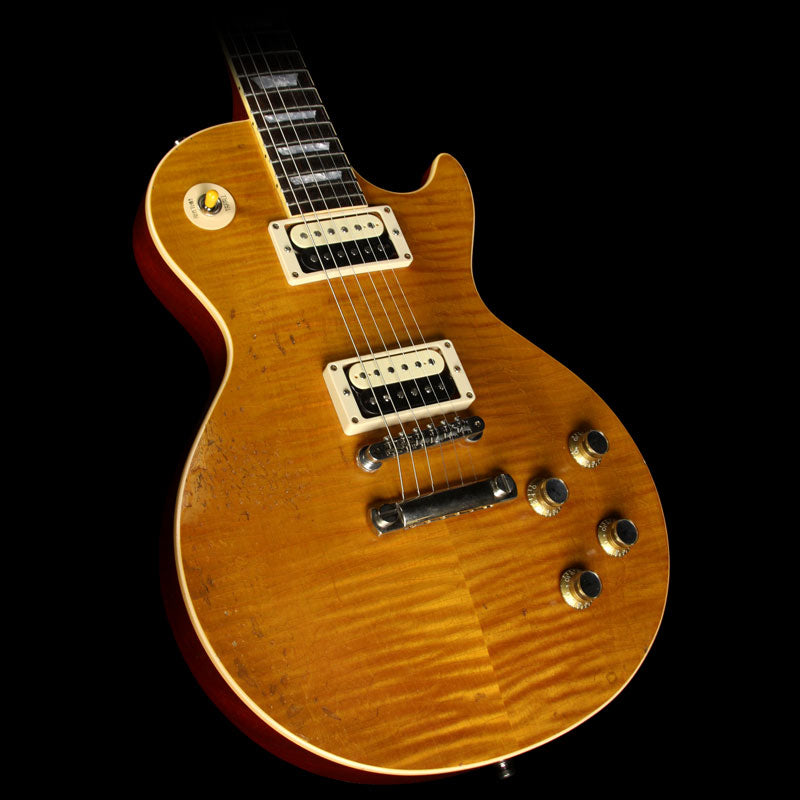 Used 2010 Gibson Custom Shop Slash Appetite for Destruction '59 Les Paul Aged and Signed Electric Guitar Butterscotch — 1