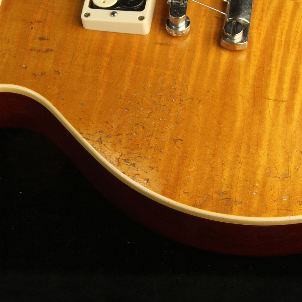 Used 2010 Gibson Custom Shop Slash Appetite for Destruction '59 Les Paul Aged and Signed Electric Guitar Butterscotch — 9
