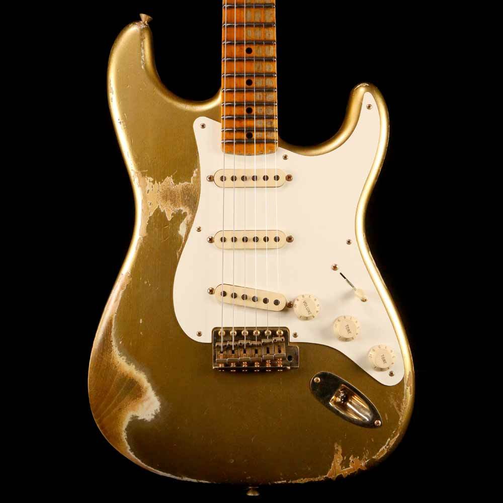 Fender Custom Shop '56 Stratocaster Heavy Relic Aztec Gold — 1