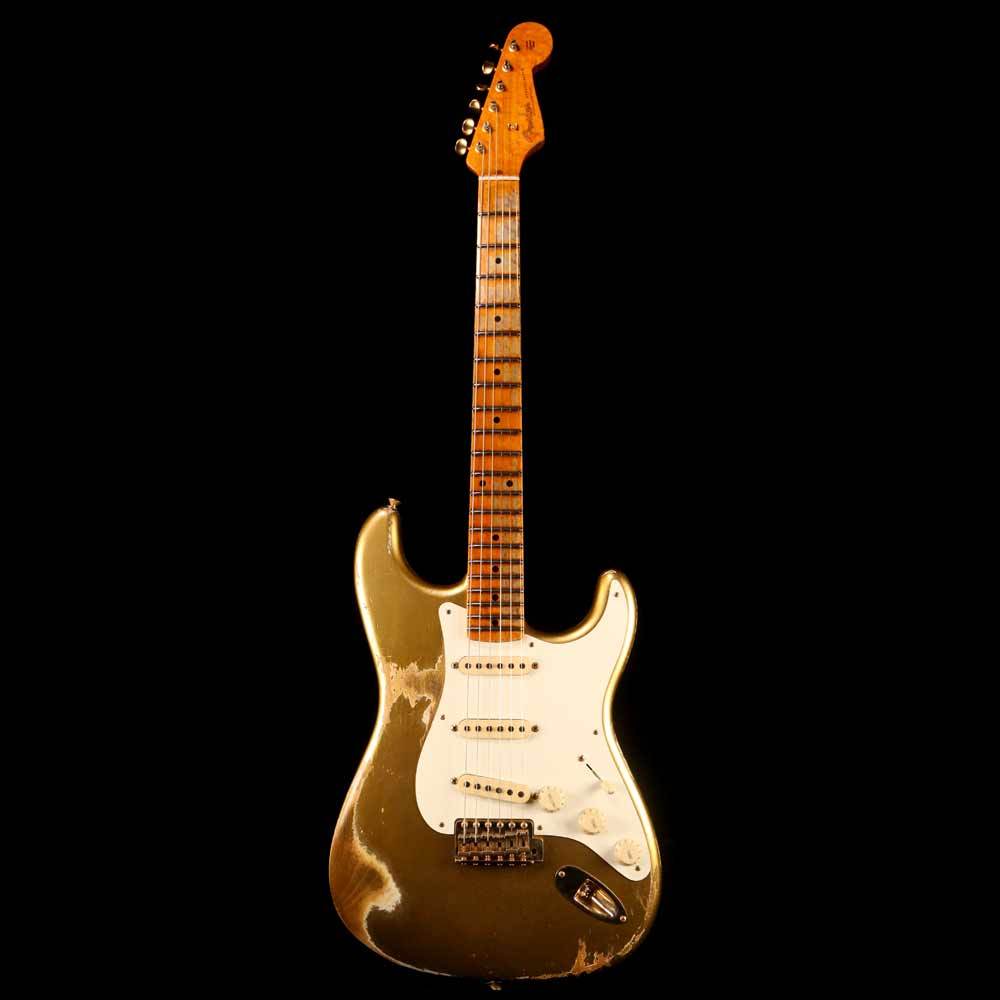 Fender Custom Shop '56 Stratocaster Heavy Relic Aztec Gold — 2