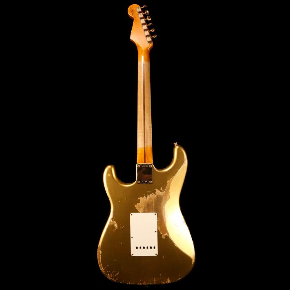 Fender Custom Shop '56 Stratocaster Heavy Relic Aztec Gold — 3