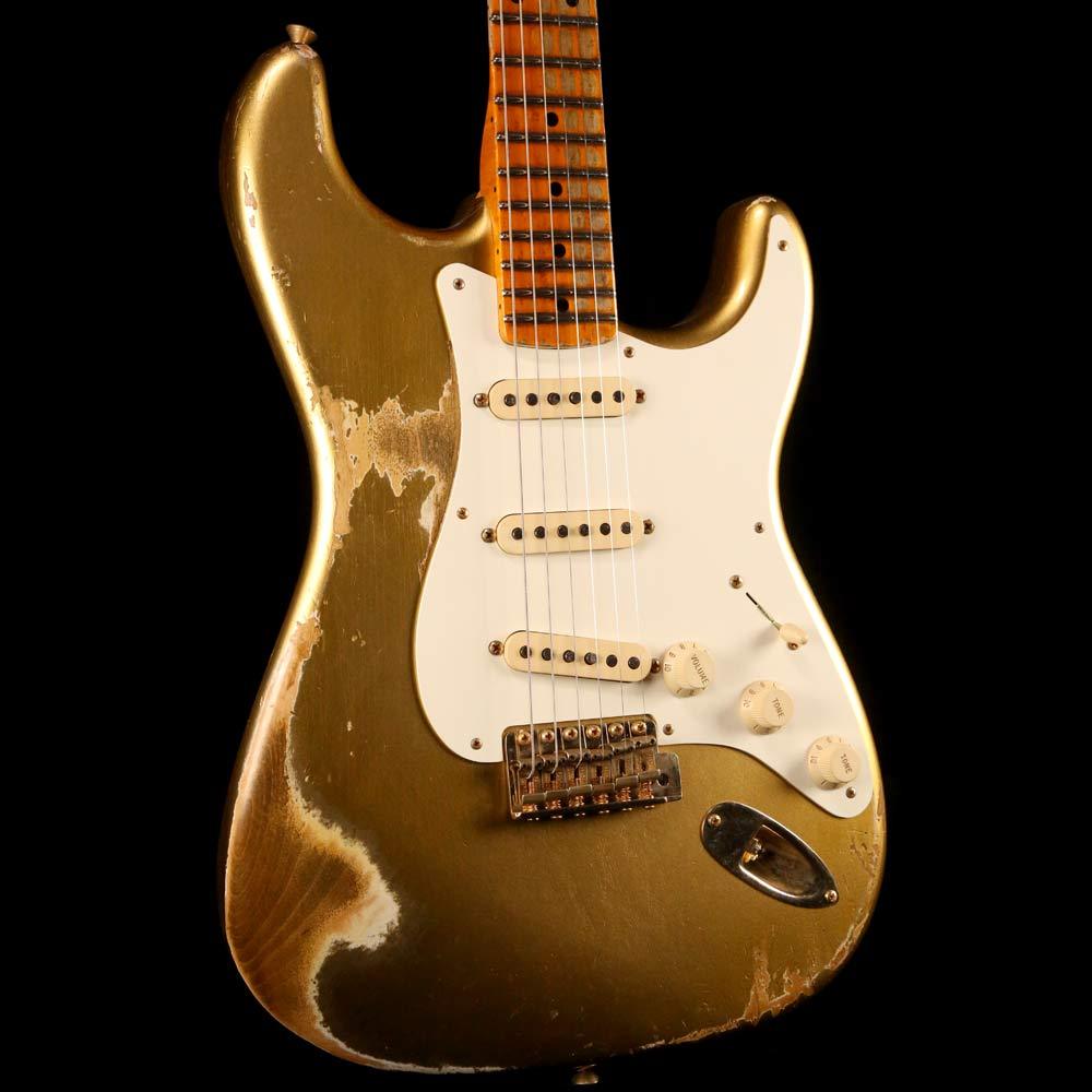 Fender Custom Shop '56 Stratocaster Heavy Relic Aztec Gold — 6