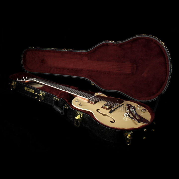 Gretsch G6112TCB-JR Center Block Junior Electric Guitar 2-Tone Jaguar Tan and Copper Metallic