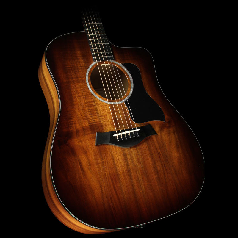 Taylor 220ce-K Deluxe Koa Dreadnought Acoustic Guitar Shaded Edgeburst — 1
