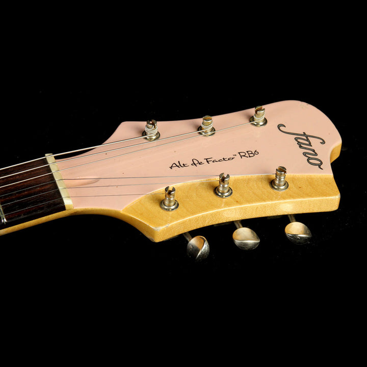 Used 2012 Fano Alt de Facto RB6 Electric Guitar Pink Mary