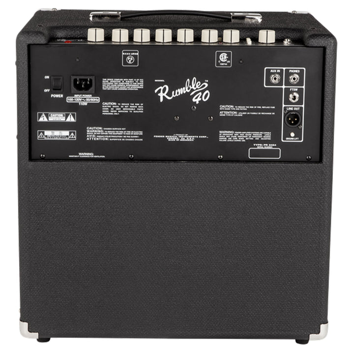Fender Rumble 40 Bass Combo Amplifier Open-Box