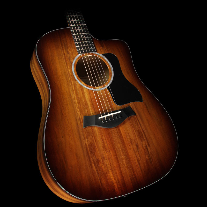 Taylor 220ce-K Deluxe Koa Dreadnought Acoustic Guitar Shaded Edgeburst — 1