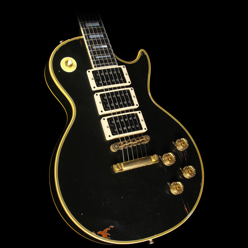 Used 2015 Gibson Custom Shop Peter Frampton Phenix 1954 Les Paul Custom Aged and Signed Electric Guitar Ebony — 1