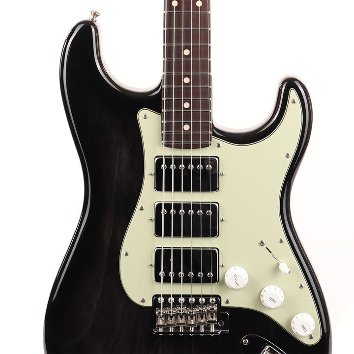 Fender Custom Shop NoNeck Stratocaster Triple Bare Knuckle Humbucker Transparent Ebony