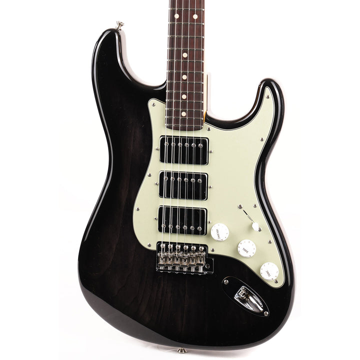 Fender Custom Shop NoNeck Stratocaster Triple Bare Knuckle Humbucker Transparent Ebony