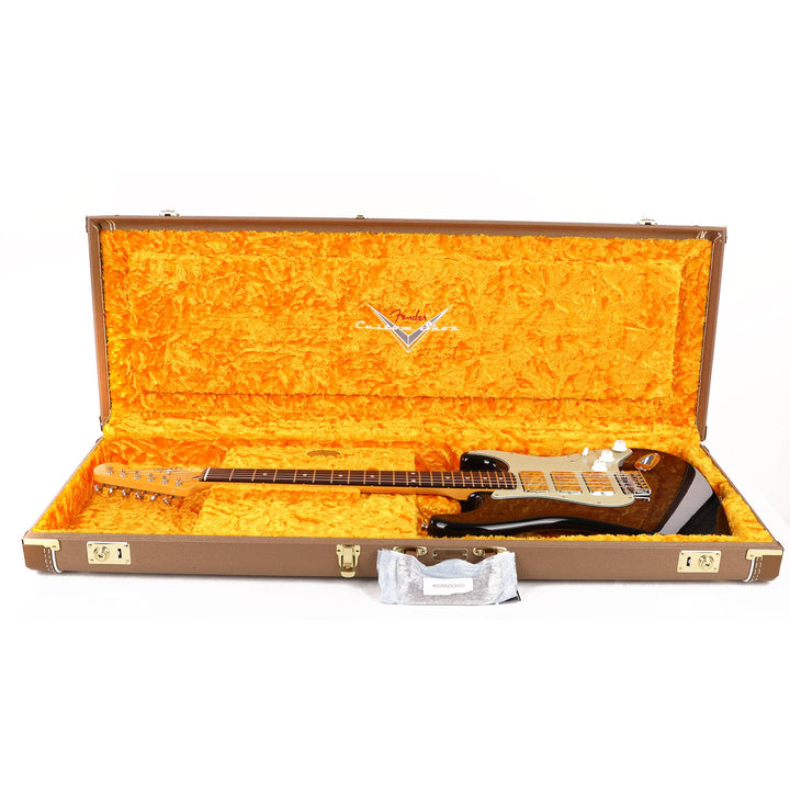 Fender Custom Shop NoNeck Stratocaster Triple Bare Knuckle Humbucker Transparent Ebony