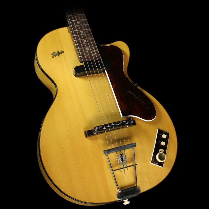 Used 2007 Hofner Limited Edition 120th Anniversary Club 40 John Lennon Electric Guitar Natural