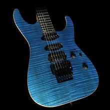 Used 2016 ESP USA M-III Electric Guitar See-Thru Blue