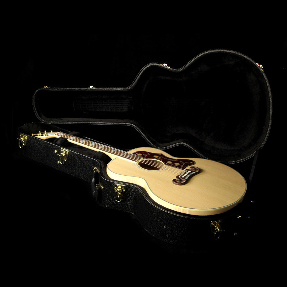 Used Gibson J-200 Acoustic Guitar Antique Natural — 5