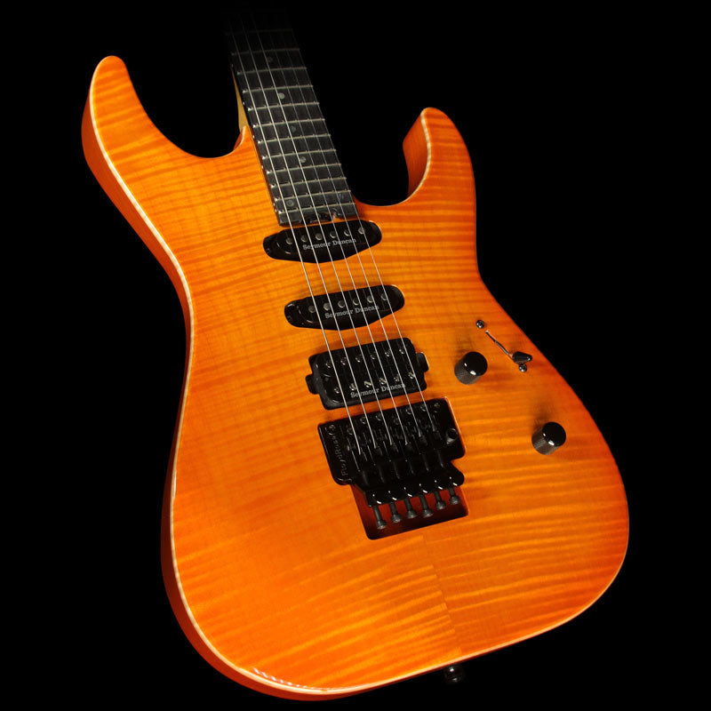 Used 2014 ESP USA M-III Electric Guitar Copper Sunburst — 1