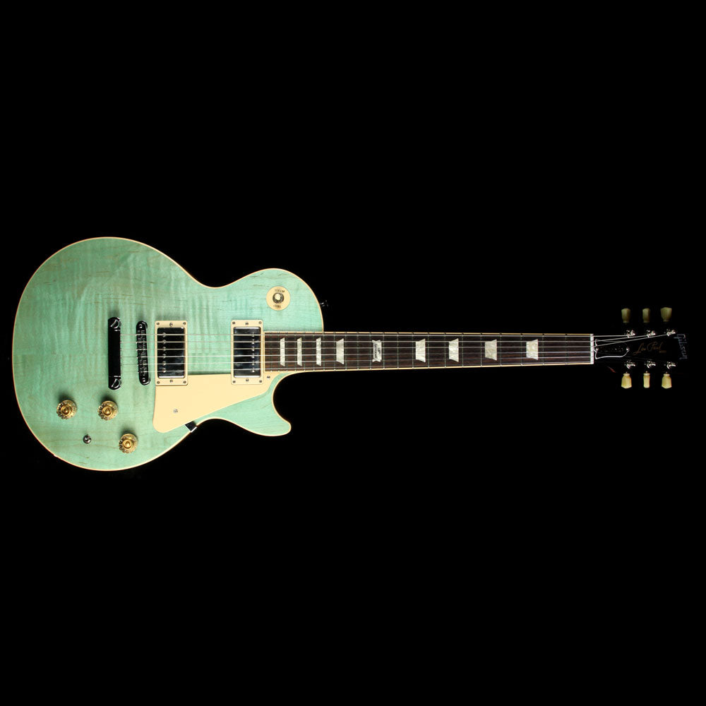 Used 2014 Gibson Les Paul Classic Electric Guitar Seafoam Green — 2