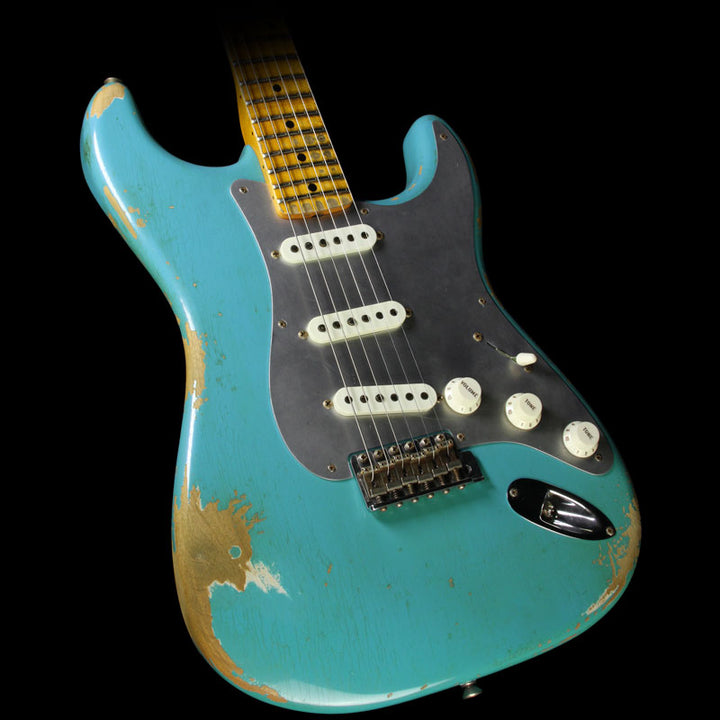 Fender Custom Shop Limited Edition El Diablo Stratocaster Heavy Relic Electric Guitar Faded Taos Turquoise