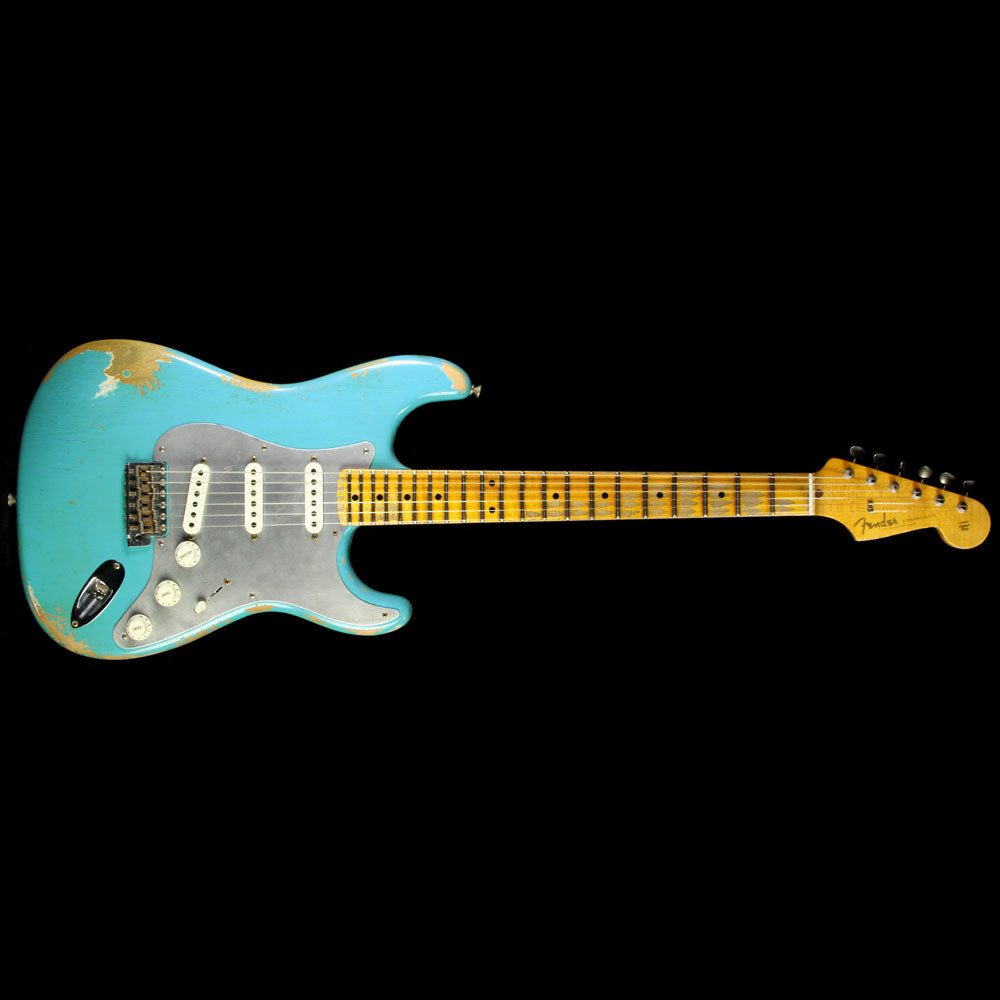 Fender Custom Shop Limited Edition El Diablo Stratocaster Heavy Relic Electric Guitar Faded Taos Turquoise — 2