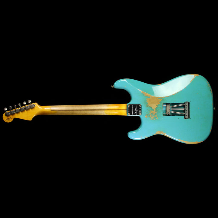 Fender Custom Shop Limited Edition El Diablo Stratocaster Heavy Relic Electric Guitar Faded Taos Turquoise