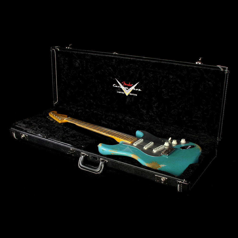 Fender Custom Shop Limited Edition El Diablo Stratocaster Heavy Relic Electric Guitar Faded Taos Turquoise — 5