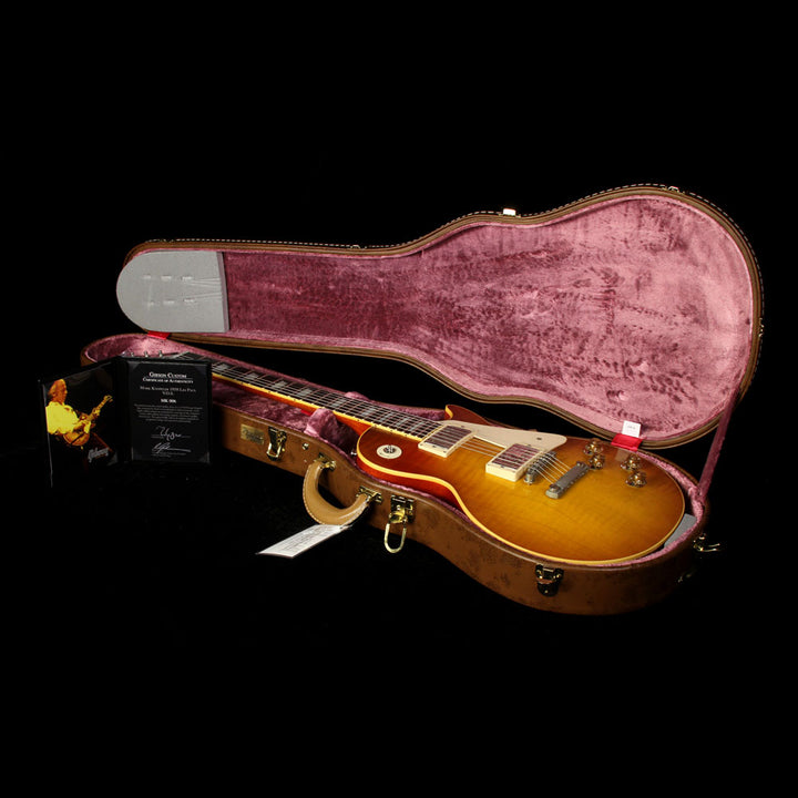 Gibson Custom Shop Standard Historic Mark Knopfler 1958 Les Paul VOS Electric Guitar Knopfler 'Burst