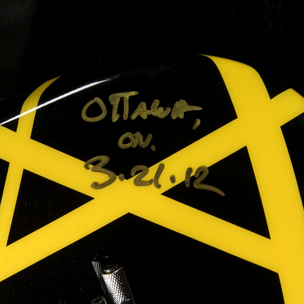 Used 2012 Charvel EVH Art Series Eddie Van Halen Owned & Signed Tour Electric Guitar Black & Yellow — 5