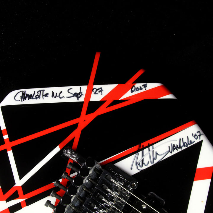 Used 2007 Charvel EVH Art Series Electric Guitar Red, Black & White