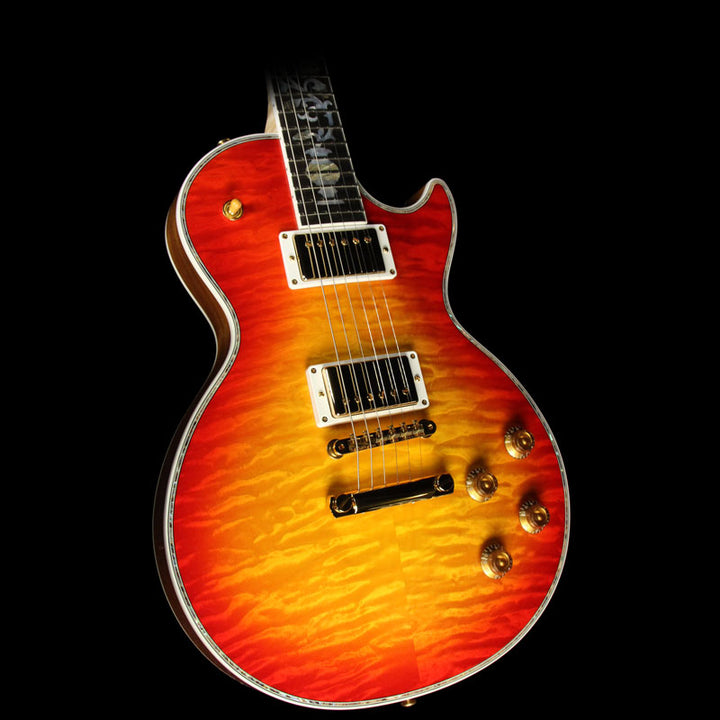 Gibson Custom Shop Les Paul Ultima With Tree of Life Inlays Electric Guitar Cherry Sunburst