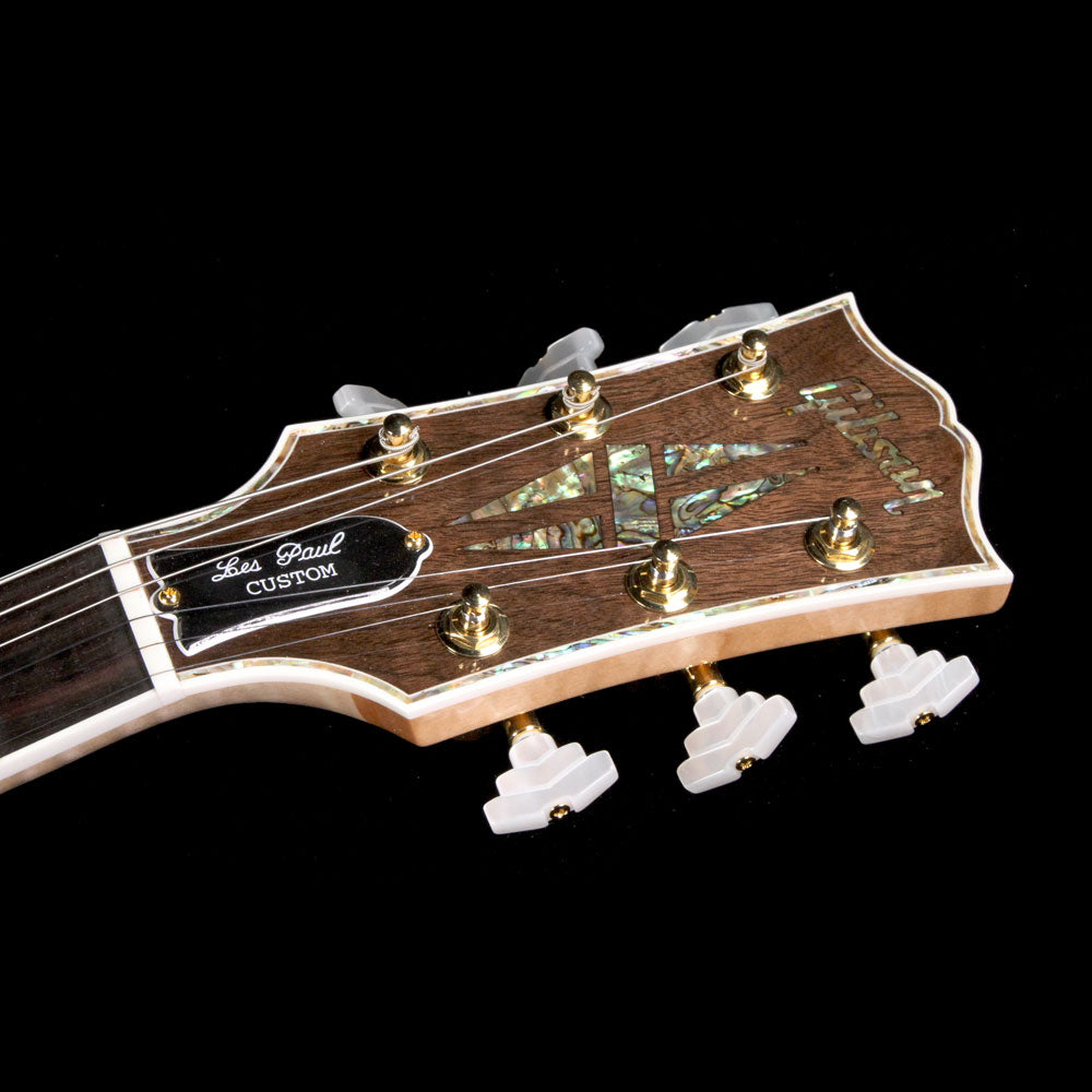 Gibson Custom Shop Les Paul Ultima Butterfly Electric Guitar Natural Claro Walnut Top — 4