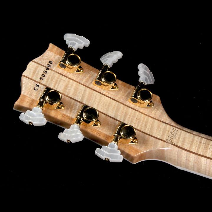 Gibson Custom Shop Les Paul Ultima Butterfly Electric Guitar Natural Claro Walnut Top