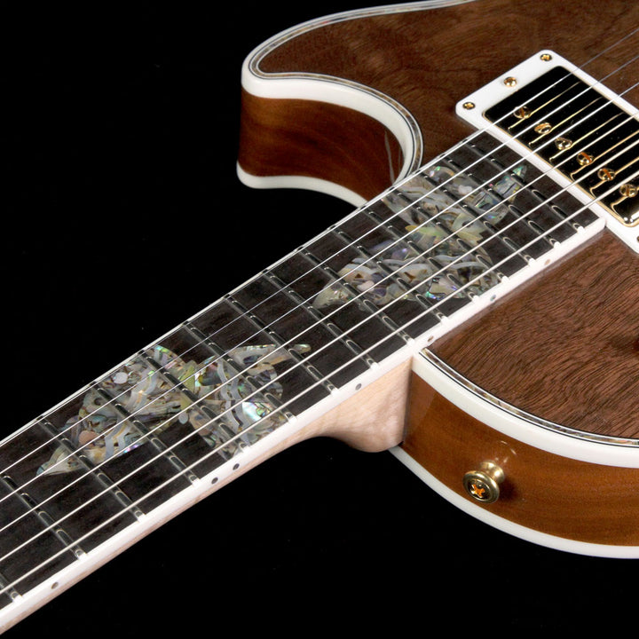 Gibson Custom Shop Les Paul Ultima Butterfly Electric Guitar Natural Claro Walnut Top