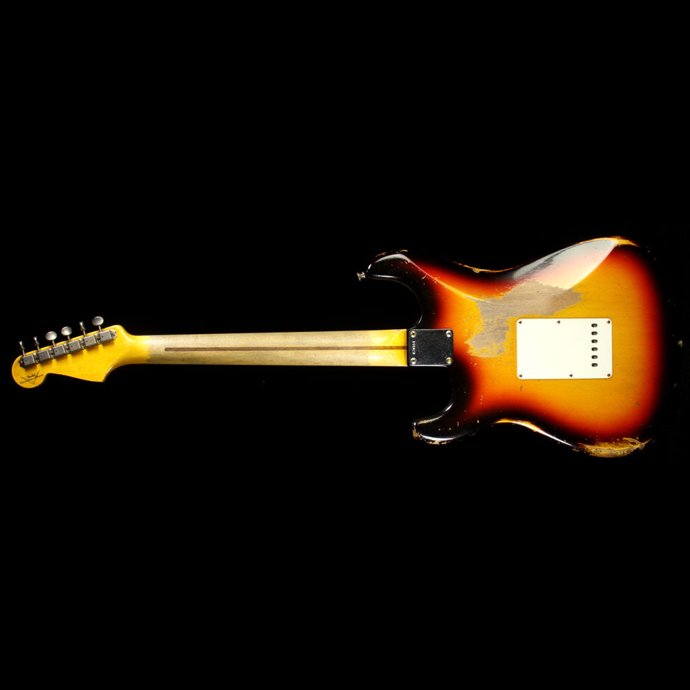 Used 2013 Fender Custom Shop Music Zoo Exclusive '60 NoNeck Stratocaster Heavy Relic Electric Guitar 3-Tone Sunburst — 3